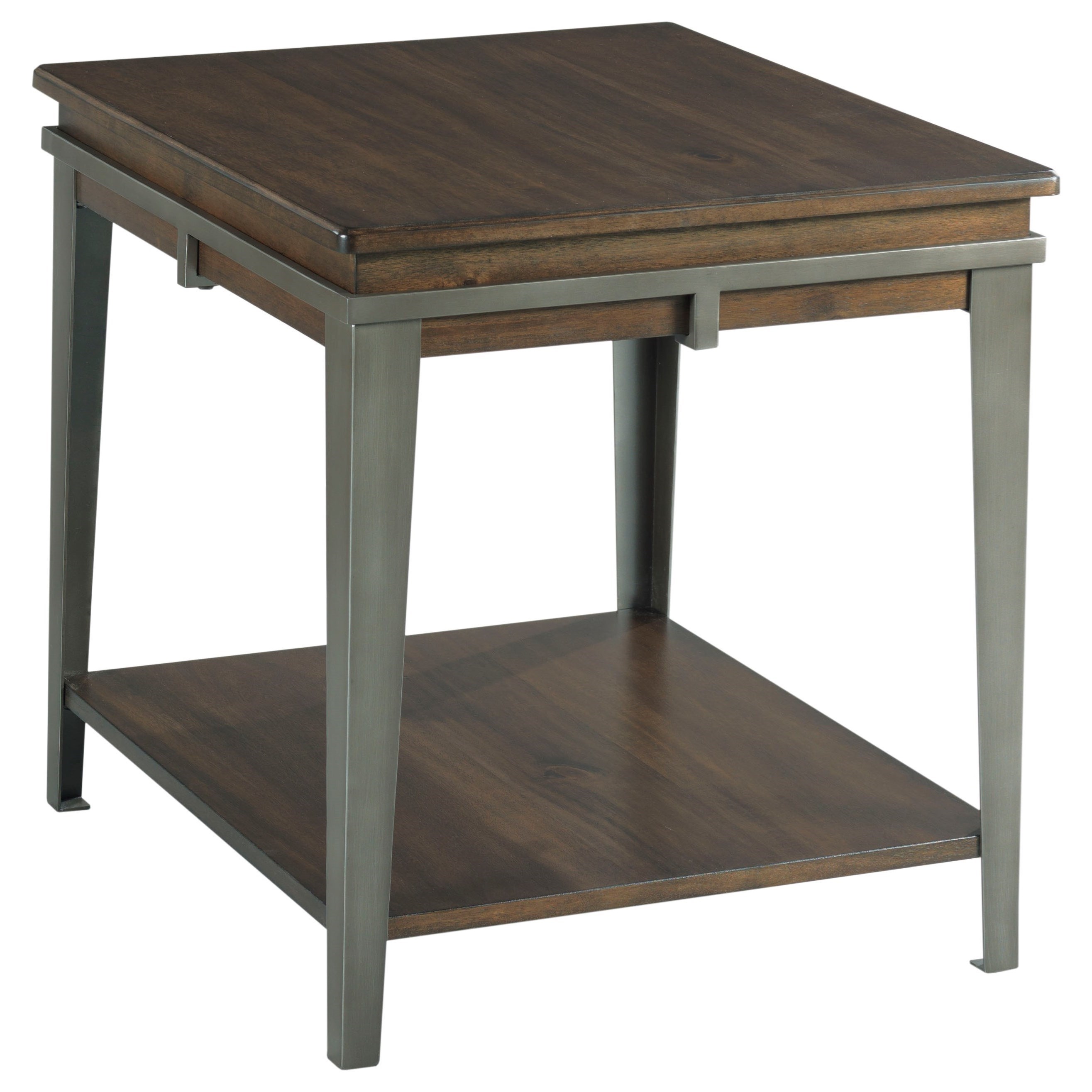 Hammary Harmony Rectangular End Table with Lower Shelf Crowley